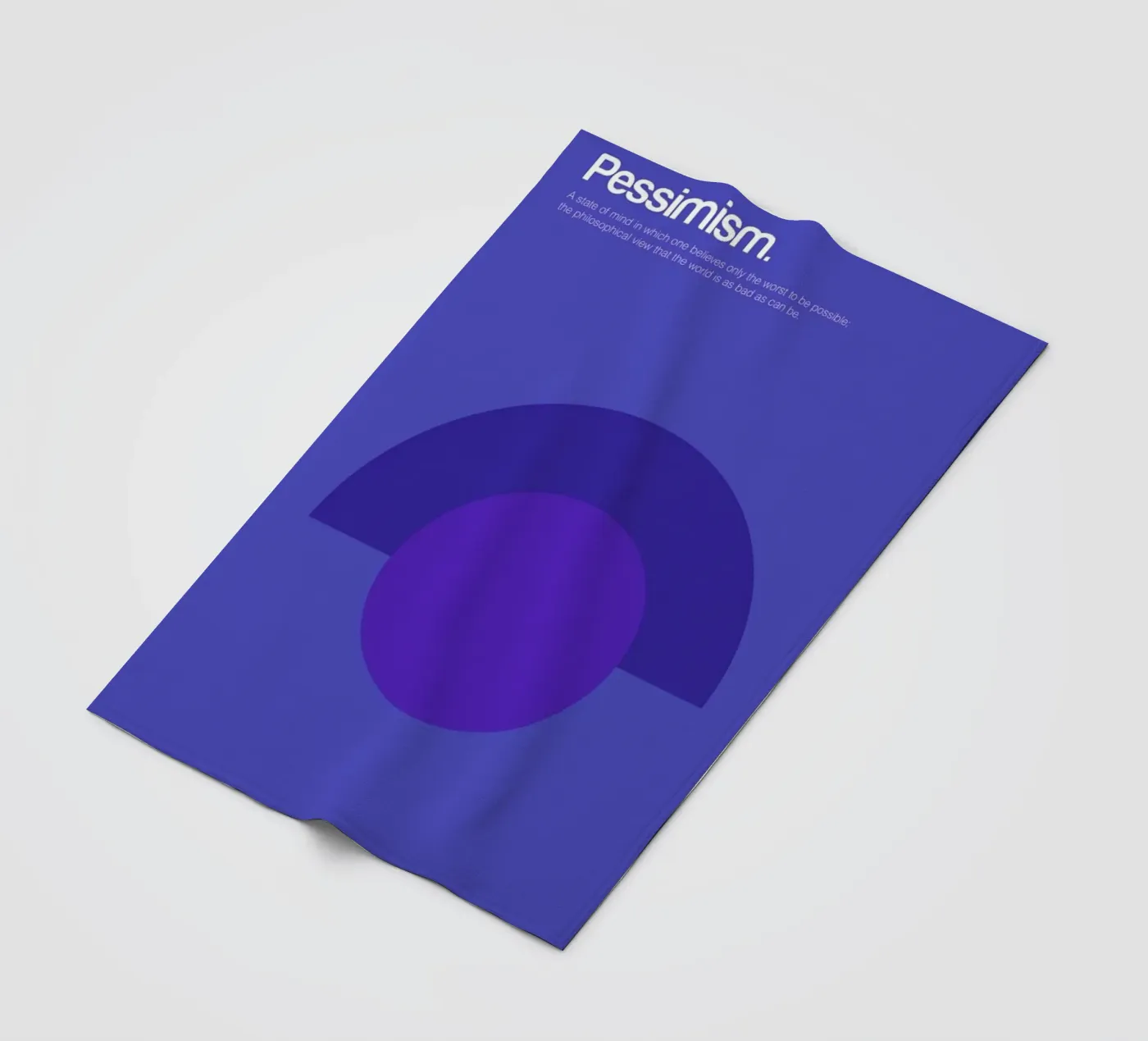 Pessimism fleecedeken van Genís Carreras