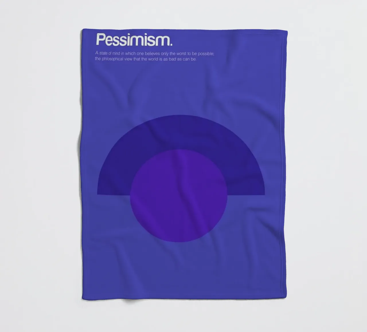 Pessimism Fleecedecke von Genís Carreras
