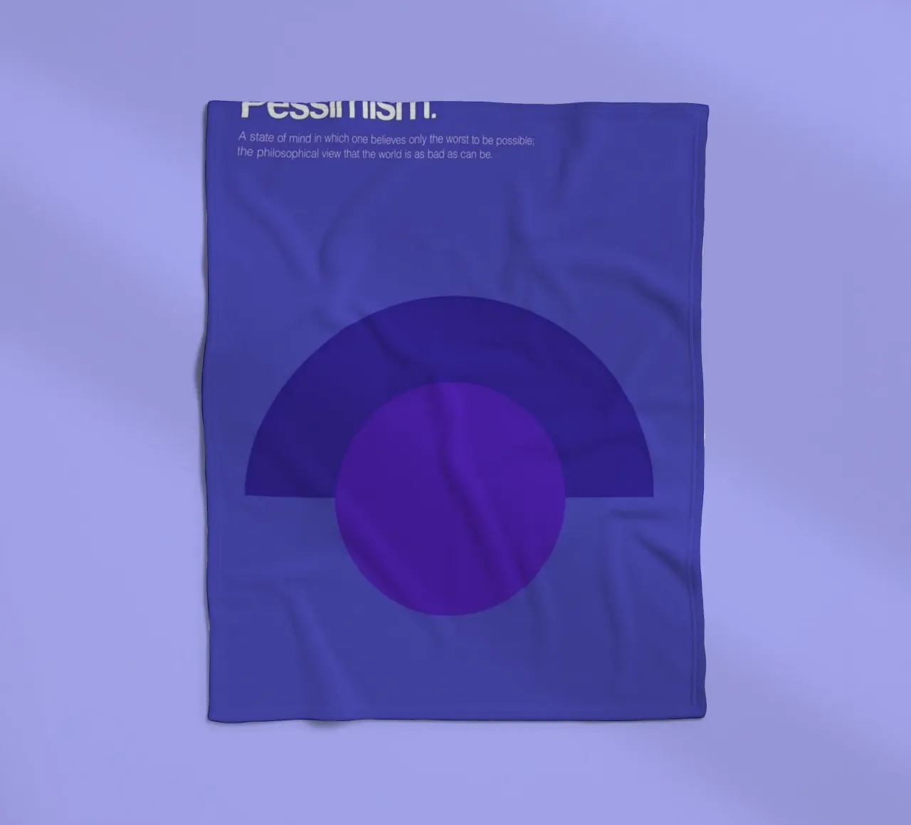 Pessimism Fleecedecke von Genís Carreras