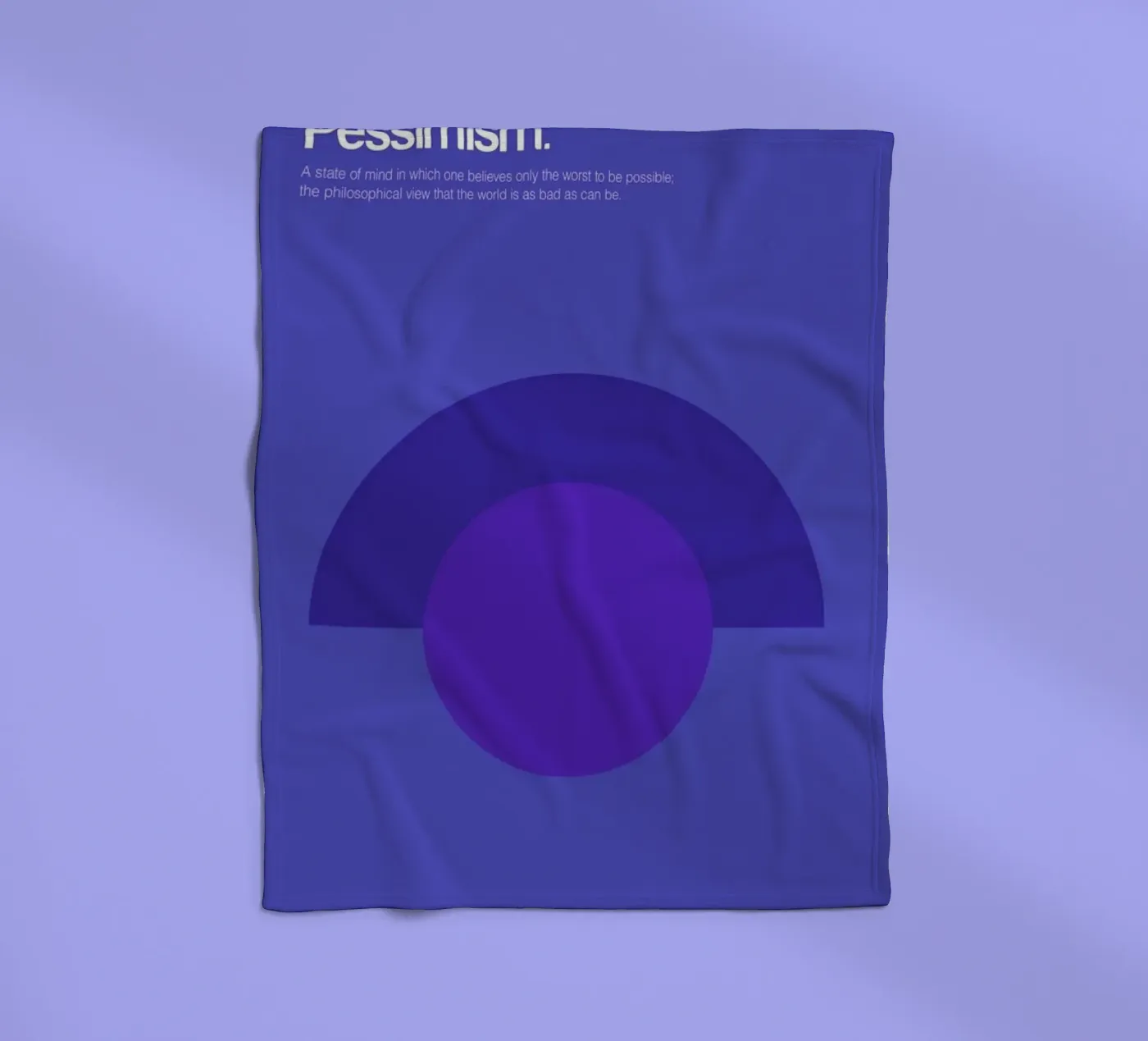 Pessimism fleecedeken van Genís Carreras