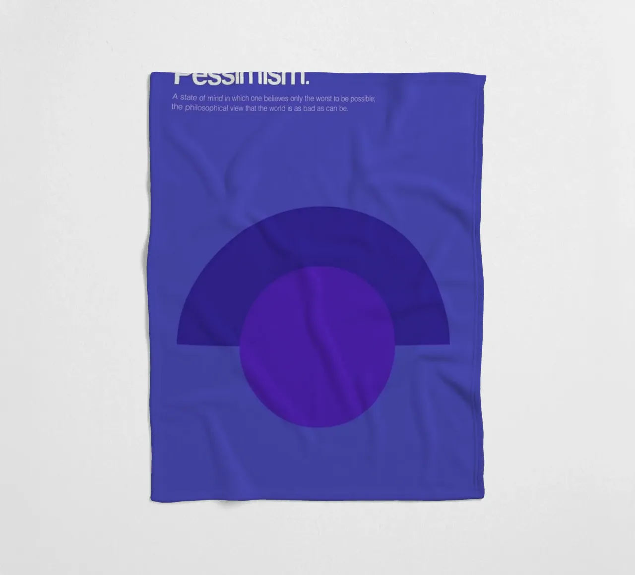 Pessimism Fleecedecke von Genís Carreras