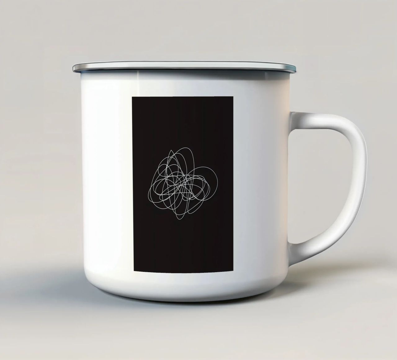 linea grezza 2 tazza in smalto da Book