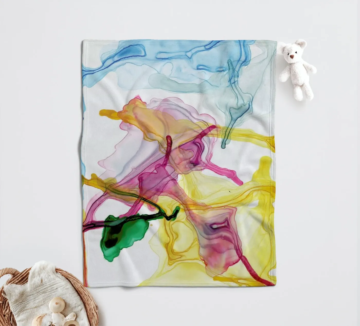 Spring 01 fleece blanket by Froilein Juno