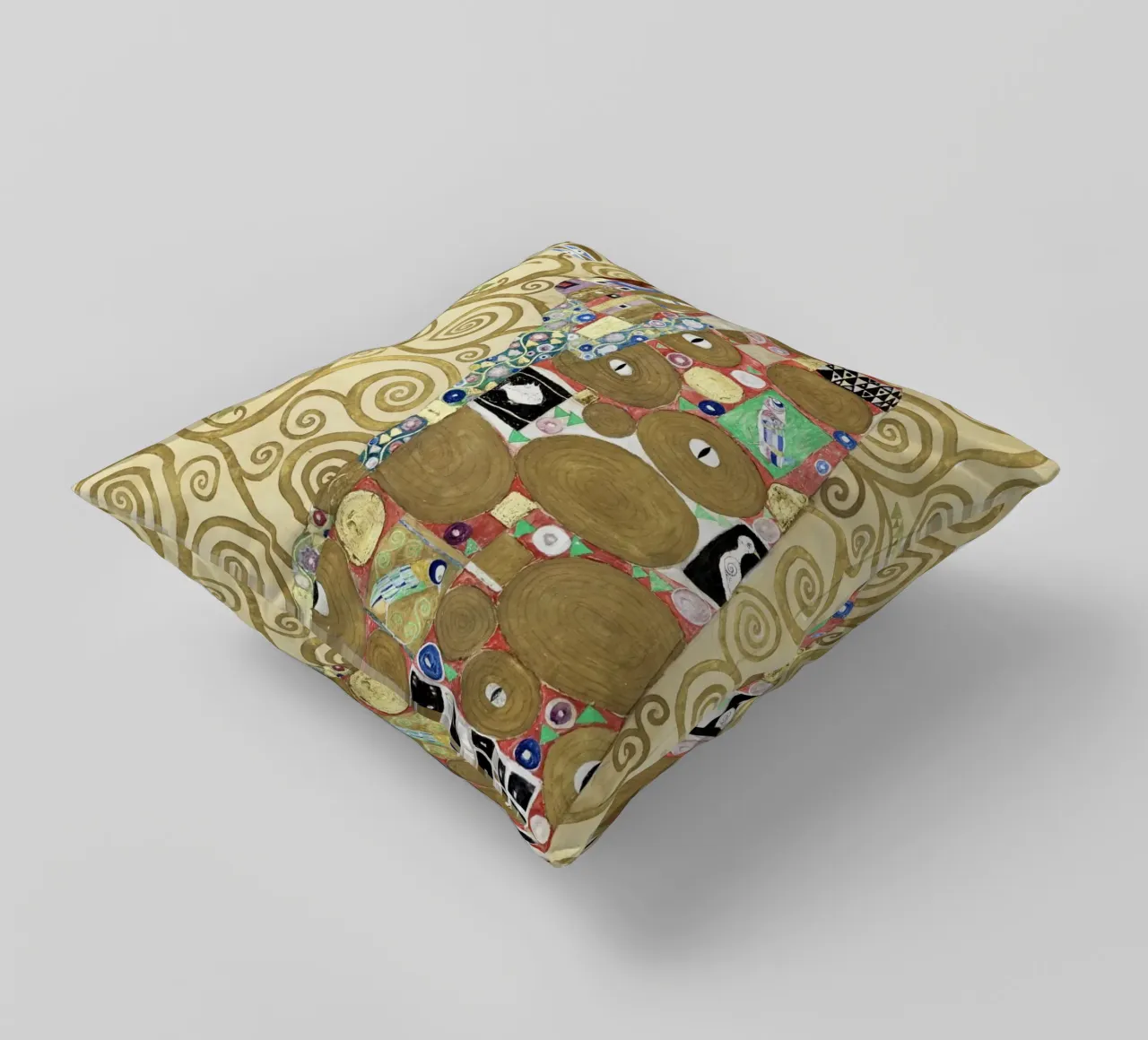 Gustav Klimt - Pienezza di vita cuscino da Old Masters