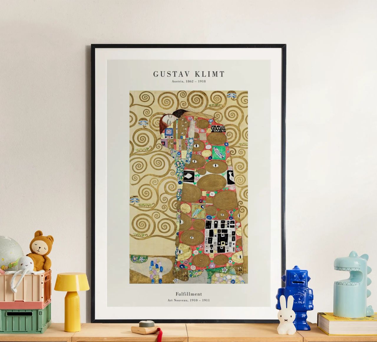 Gustav Klimt - Vollkommenheit Poster von Old Masters