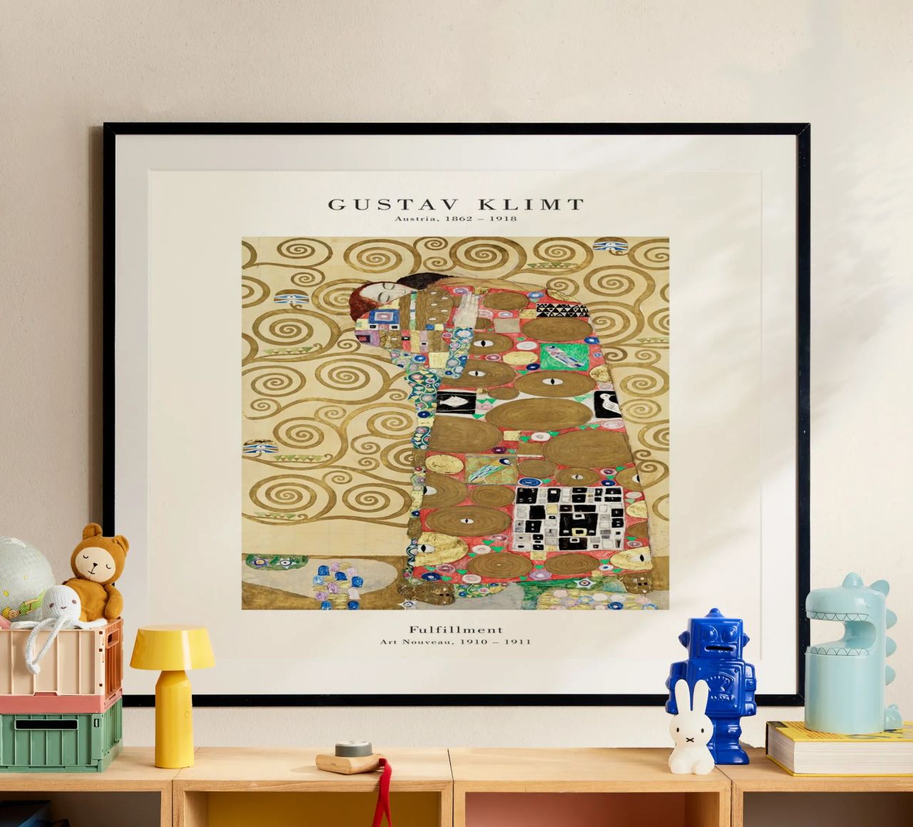 Gustav Klimt - Vollkommenheit Poster von Old Masters