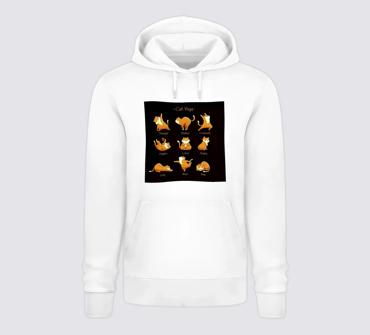 Yoga Cat hoodie van Tobe Fonseca
