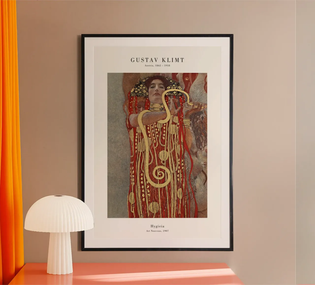 Gustav Klimt - Hygieia poster da Old Masters