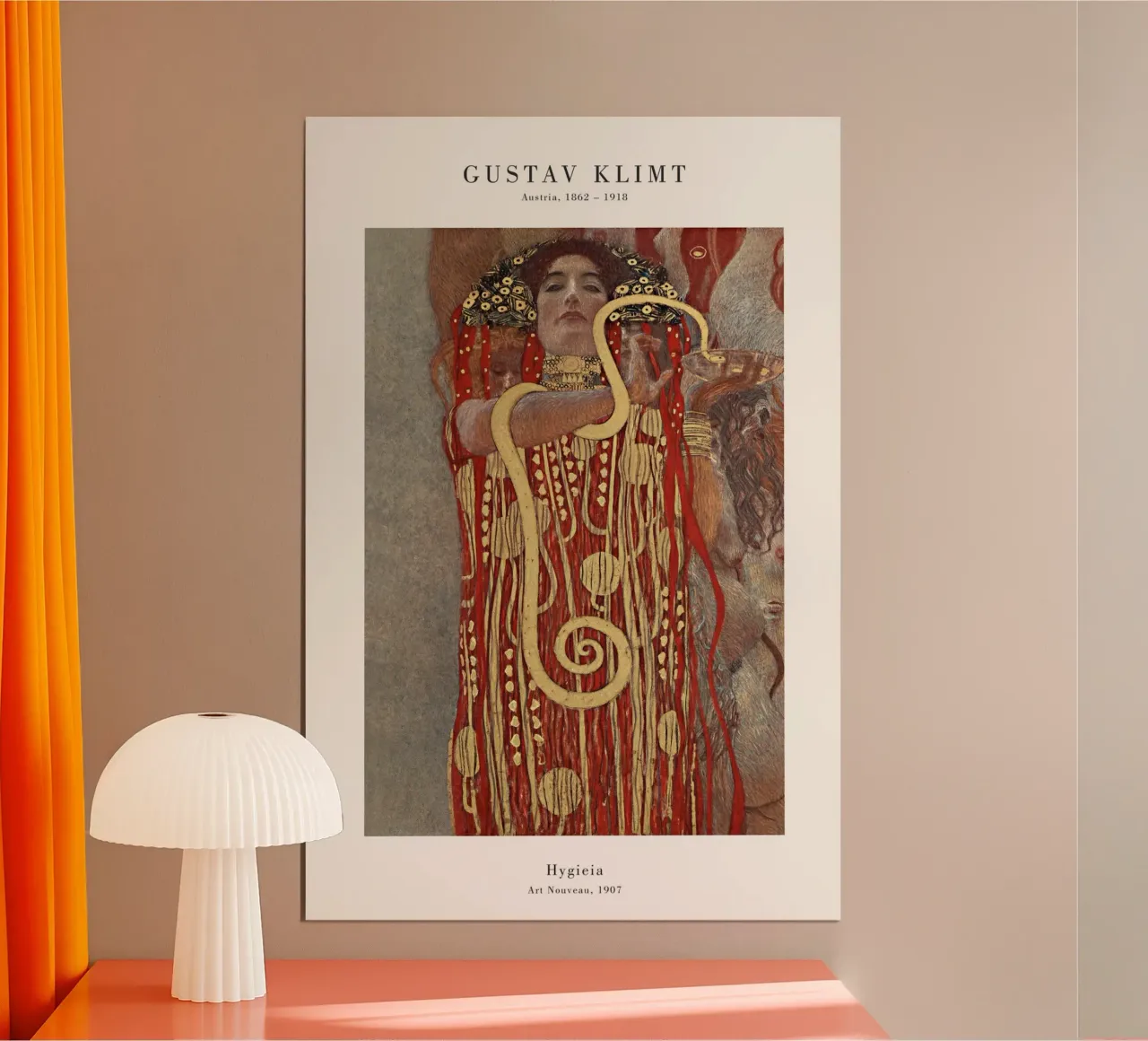 Gustav Klimt - Hygieia poster da Old Masters