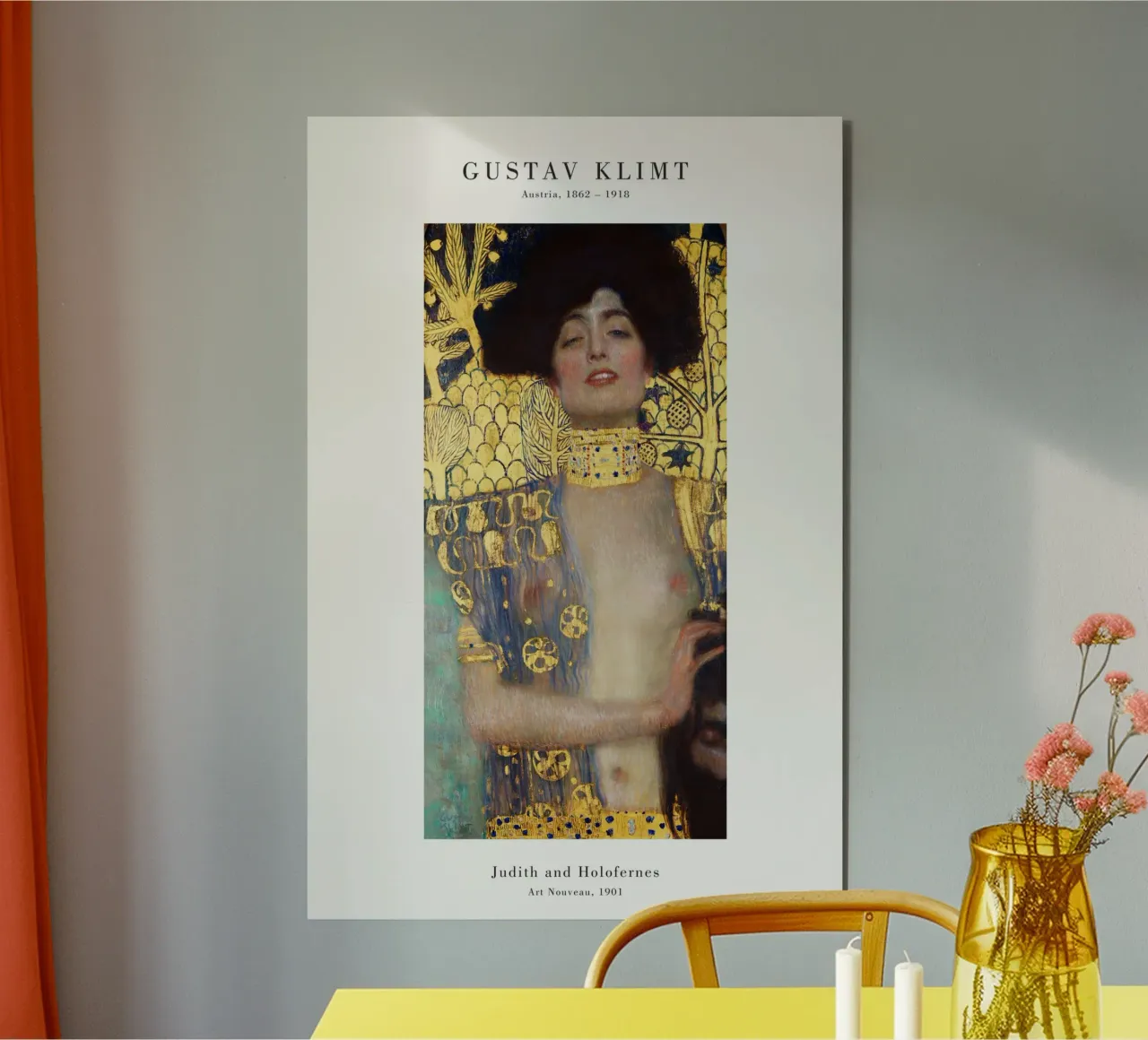 Gustav Klimt - Giuditta e Oloferne pannello forex da Old Masters