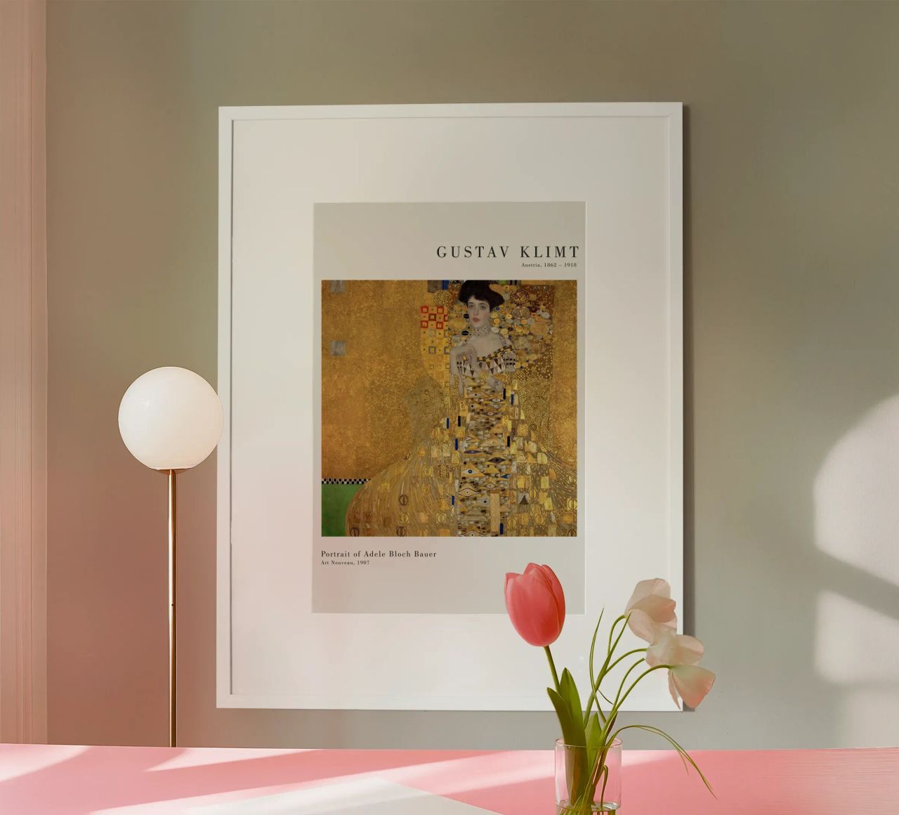 Gustav Klimt - Adele Bloch Bauer Poster von Old Masters
