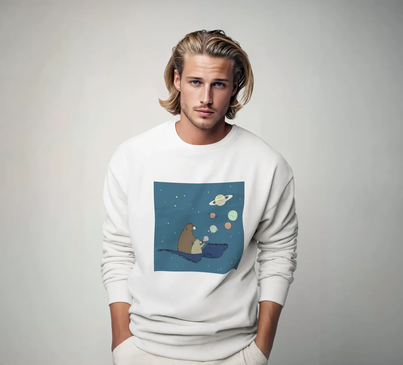 Bubbles sweatshirt by Christina Heitmann
