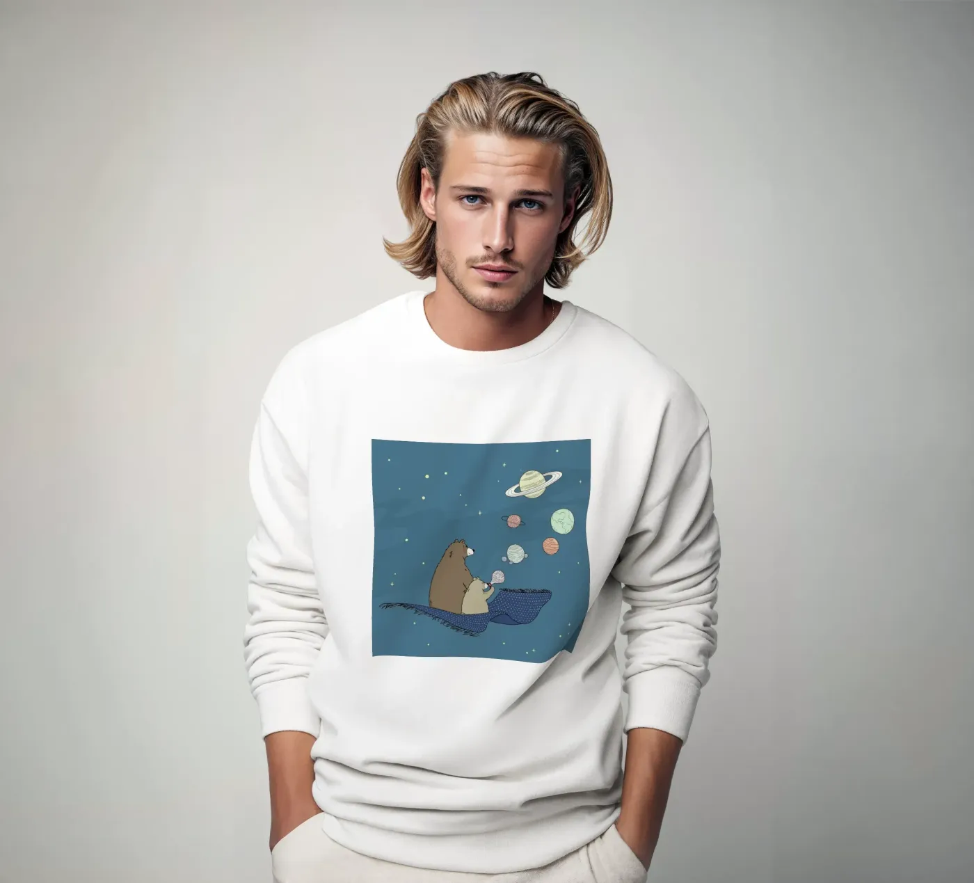Bubbles sweatshirt by Christina Heitmann