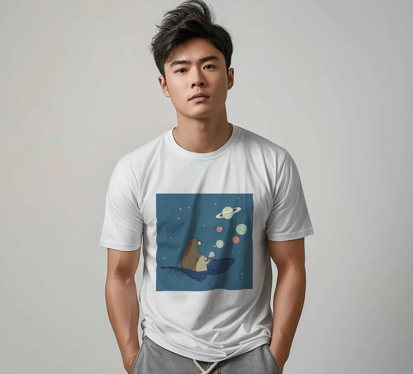 Bubbles t-shirt da Christina Heitmann