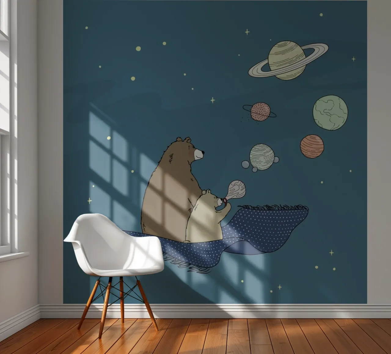 Bubbles fotobehang van Christina Heitmann