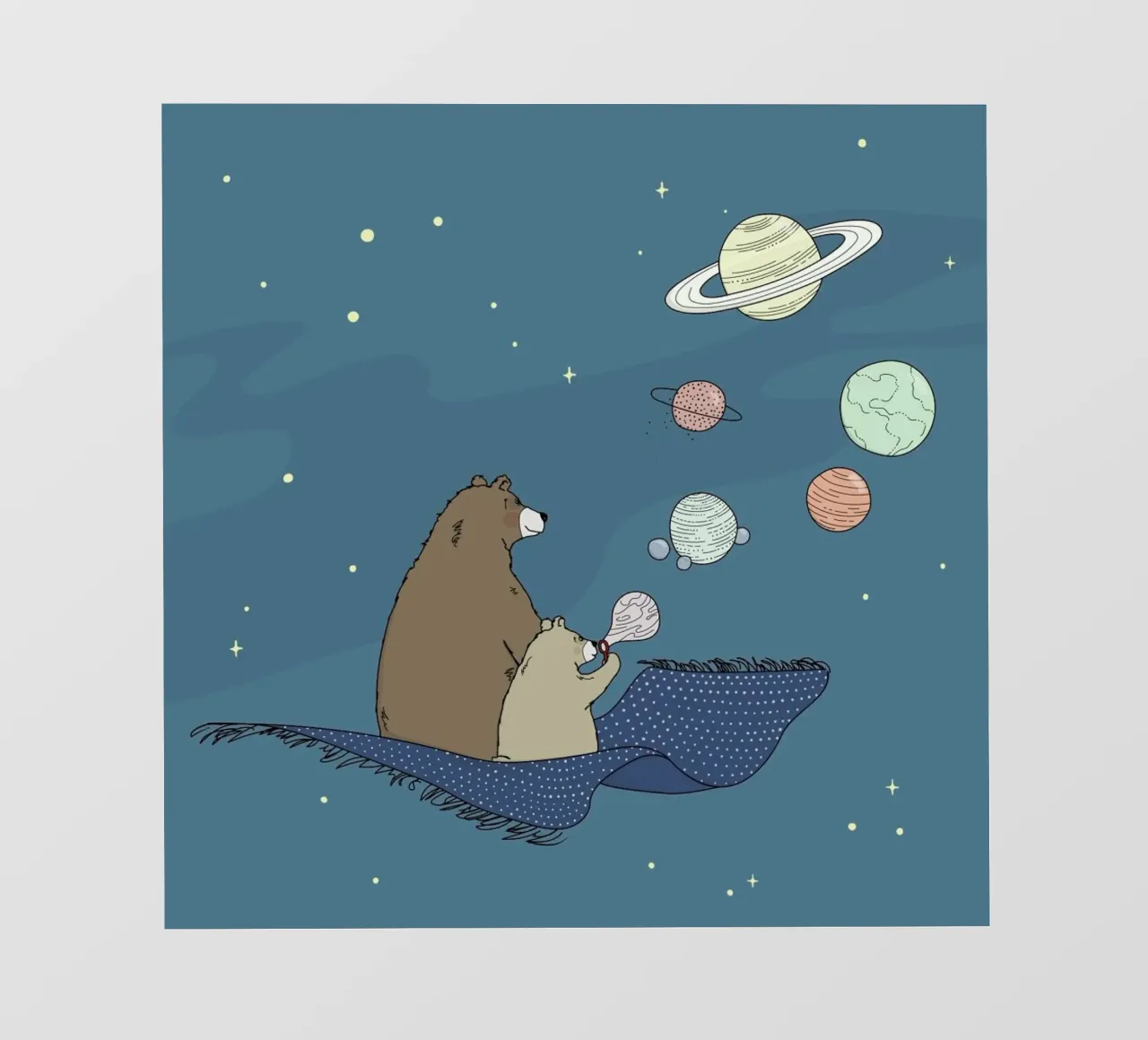 Bubbles fotobehang van Christina Heitmann