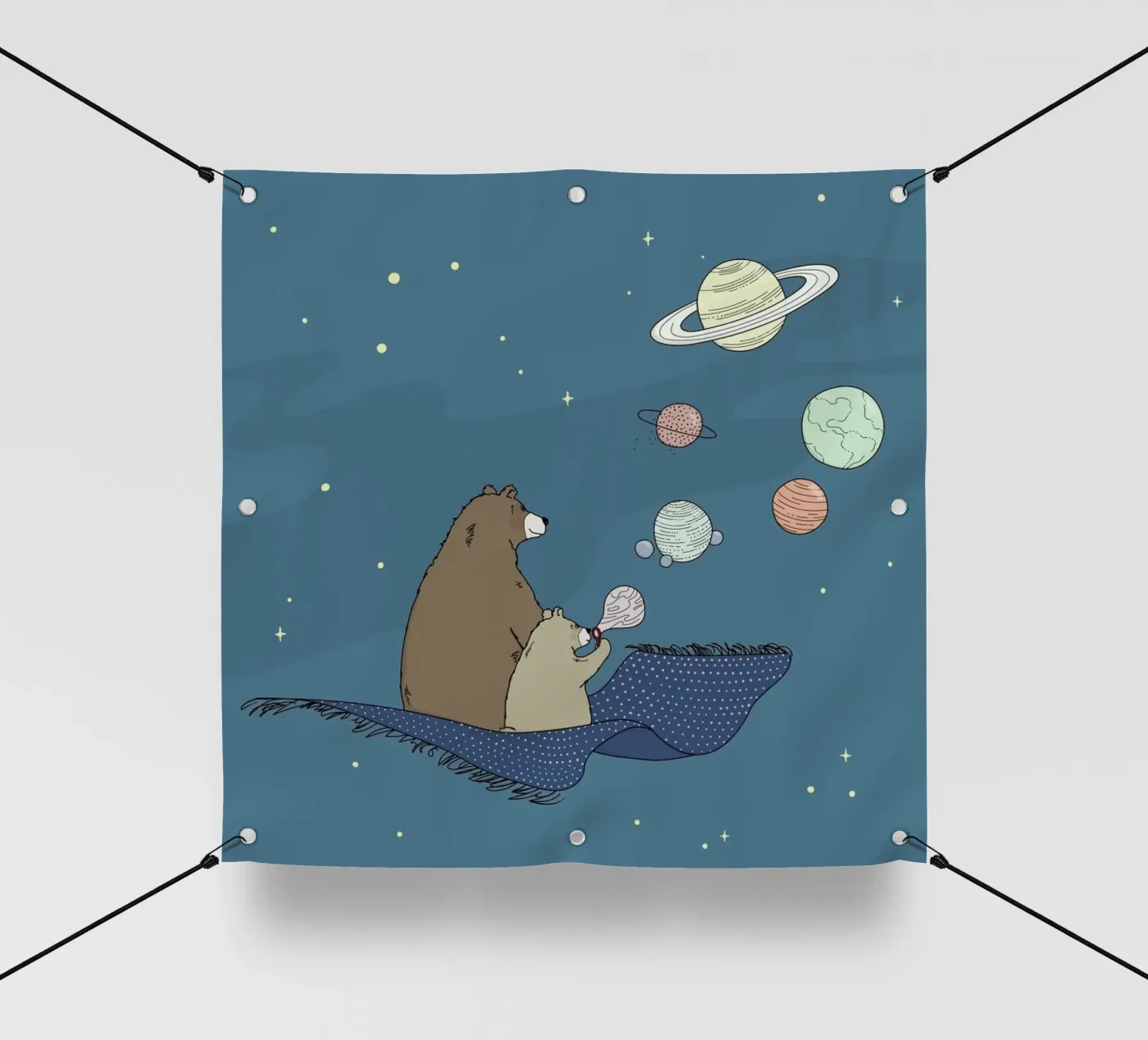 Bubbles PVC Plane von Christina Heitmann