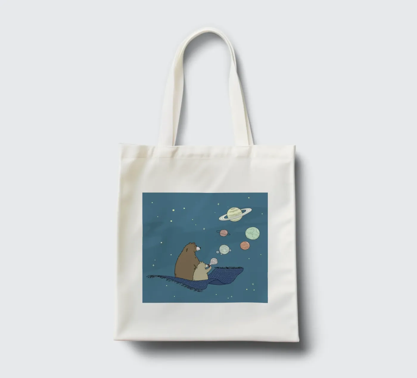 Bubbles tote bag by Christina Heitmann