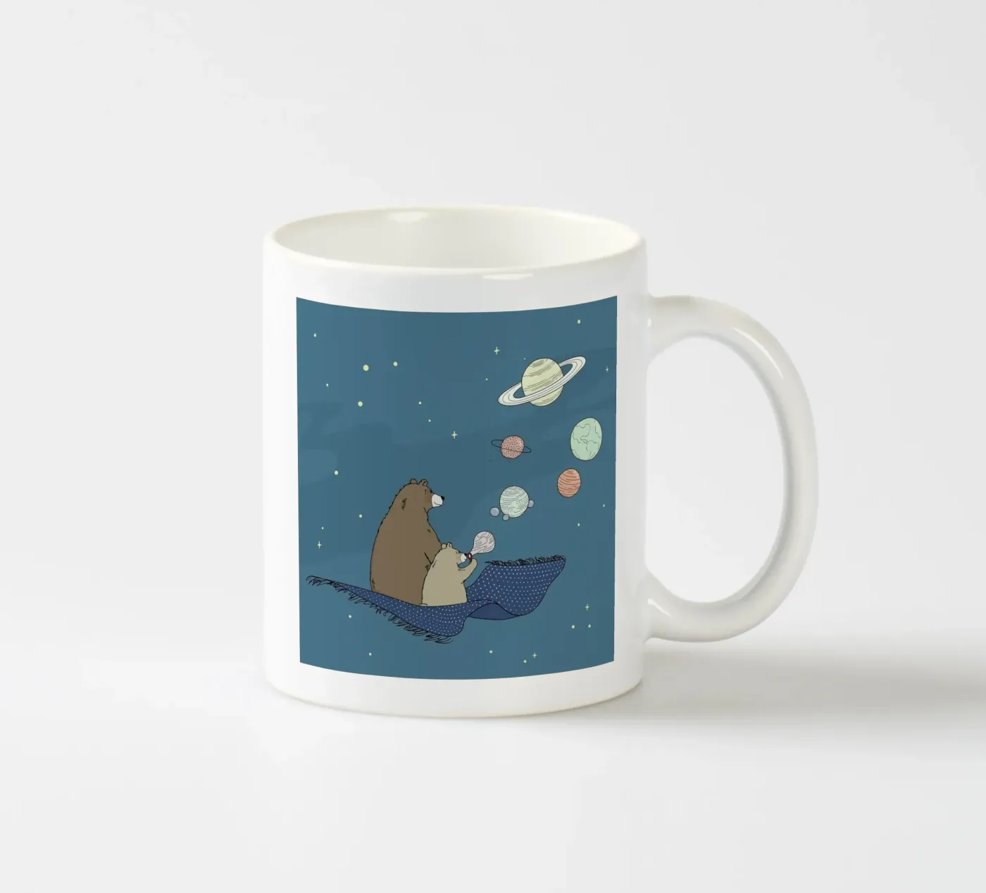 Bubbles Keramik Tasse von Christina Heitmann
