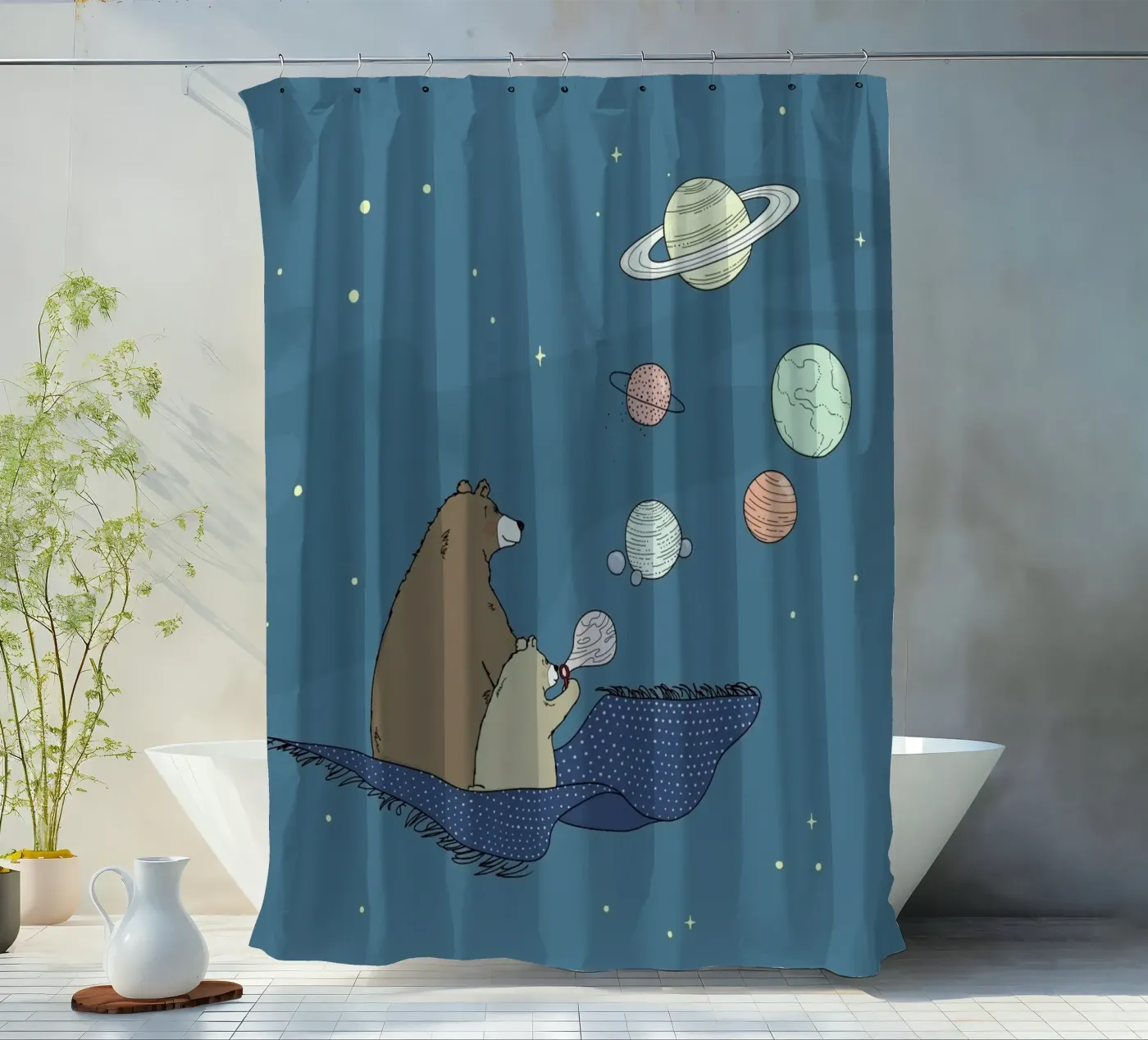 Bubbles Duschvorhang von Christina Heitmann
