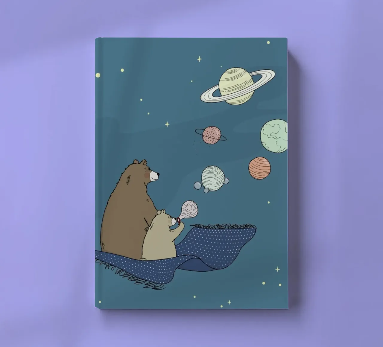 Bubbles notebook by Christina Heitmann