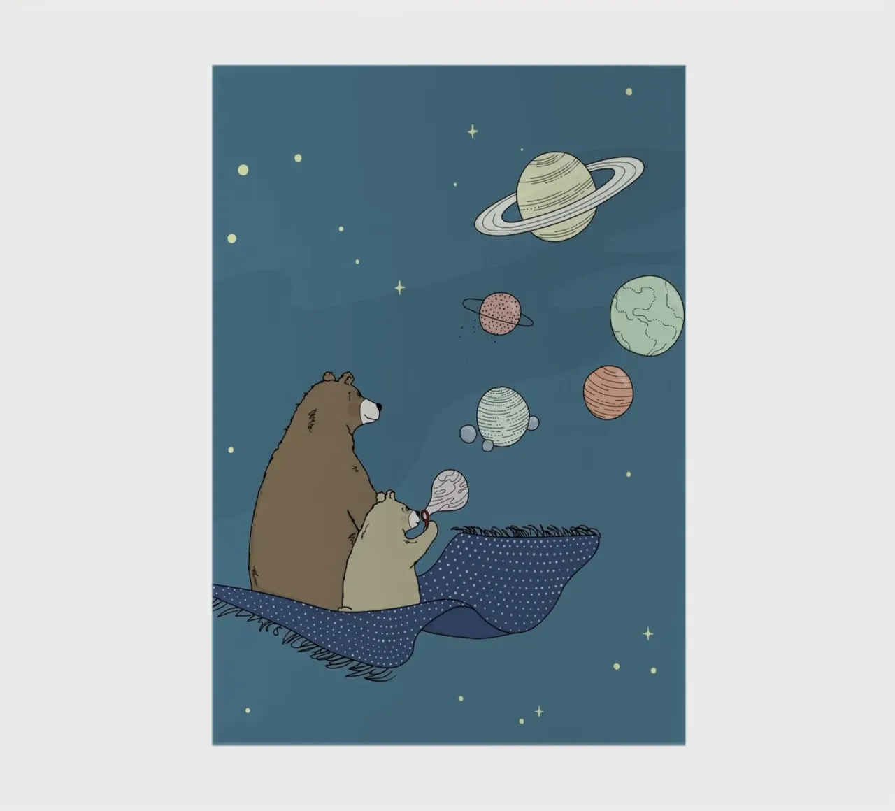 Bubbles notebook by Christina Heitmann