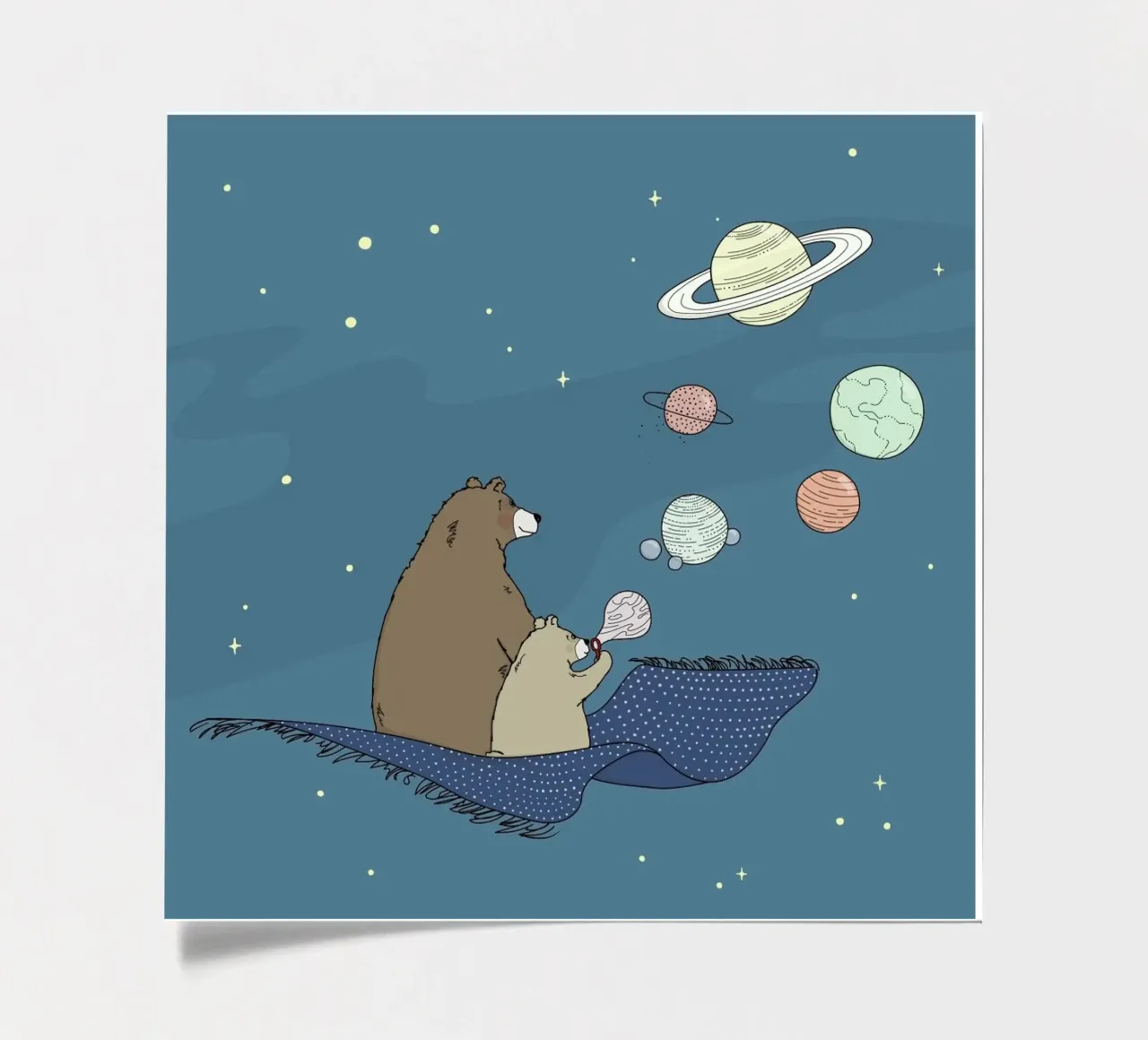 Bubbles sticker sheet by Christina Heitmann