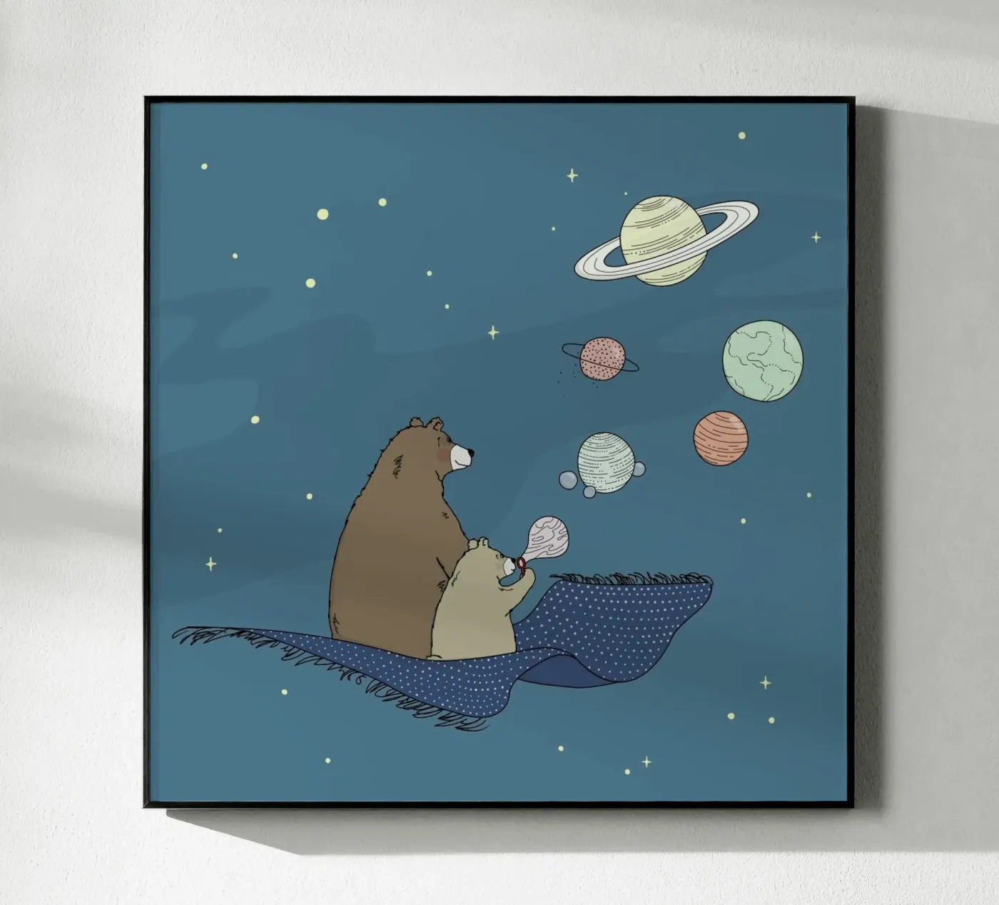 Bubbles acryl van Christina Heitmann