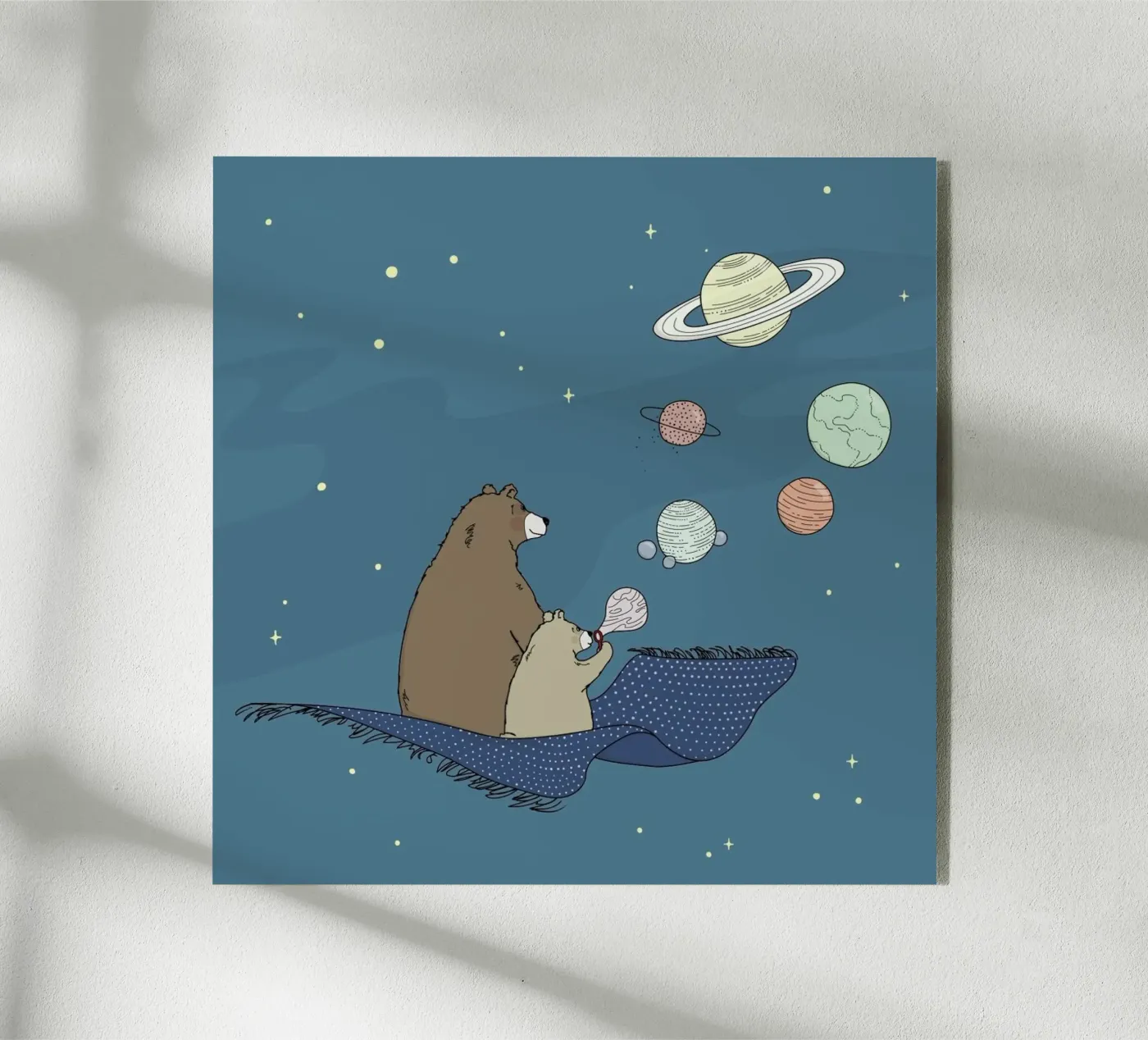 Bubbles acryl van Christina Heitmann