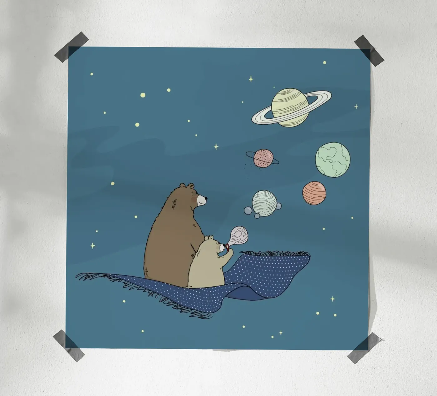 Bubbles Poster von Christina Heitmann