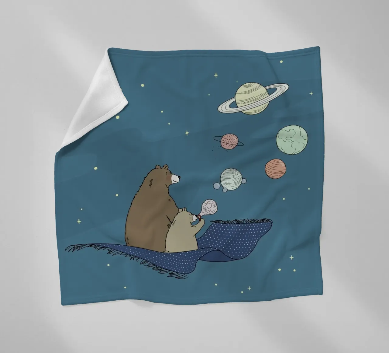 Bubbles coperta in pile da Christina Heitmann
