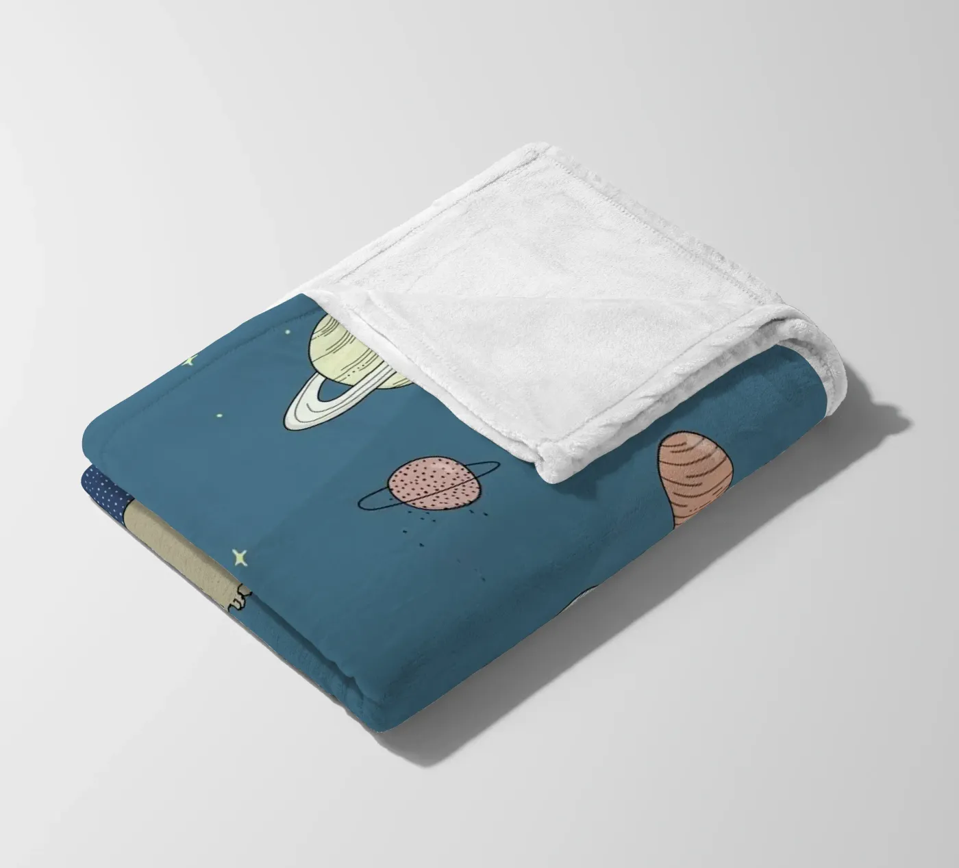 Bubbles plaid polaire de Christina Heitmann