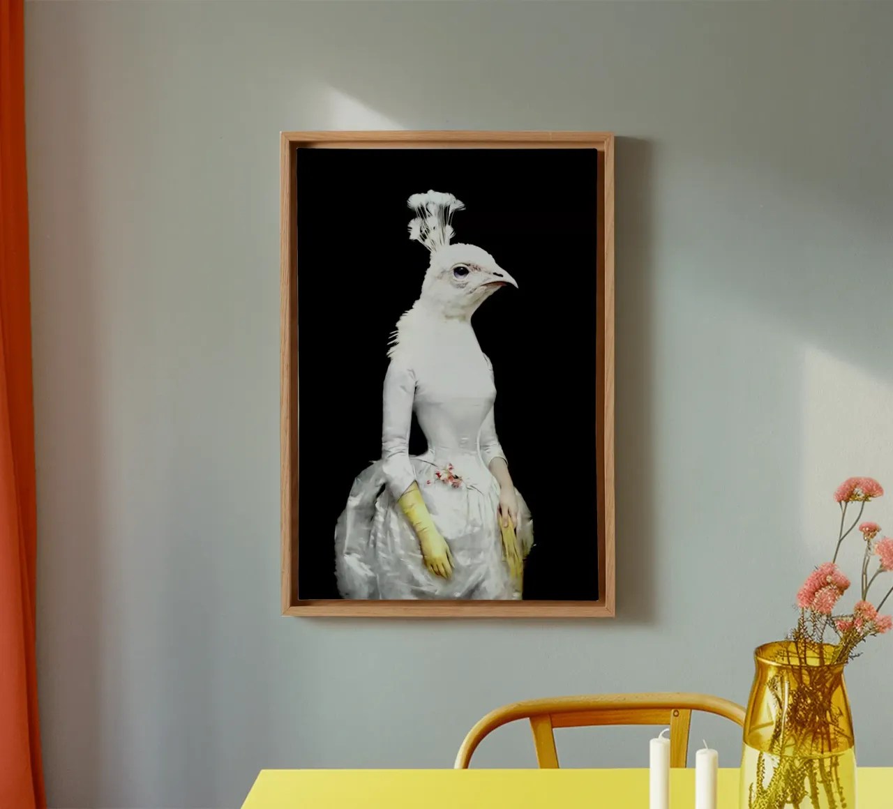 Albine canvas with Floater frame by Tein Lucasson