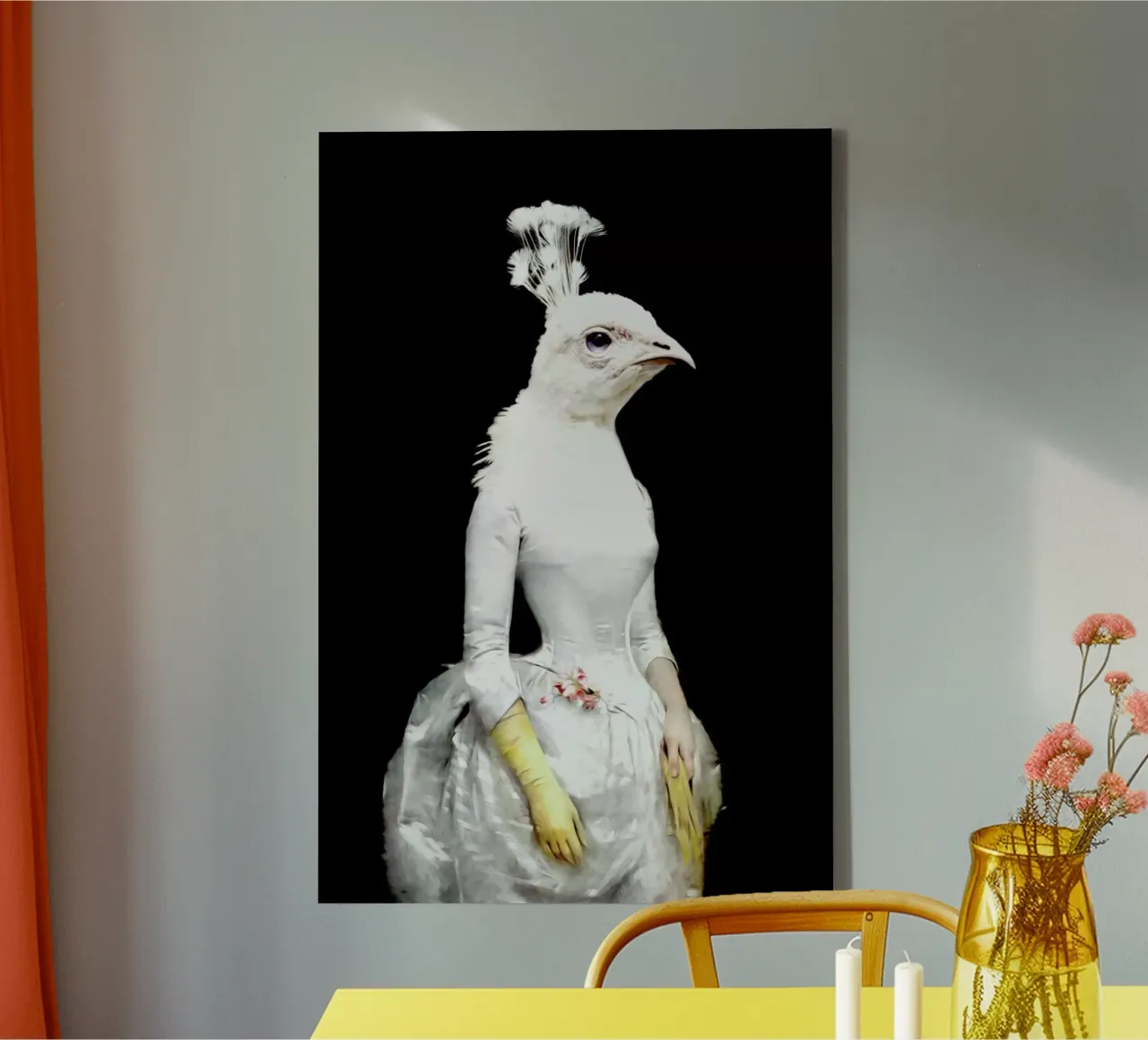 Albine canvas with Floater frame by Tein Lucasson