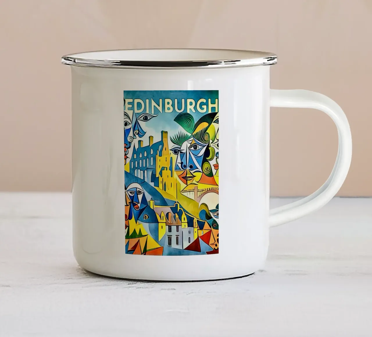 Edimburgo, Globetrotter tazza in smalto da ZAMART