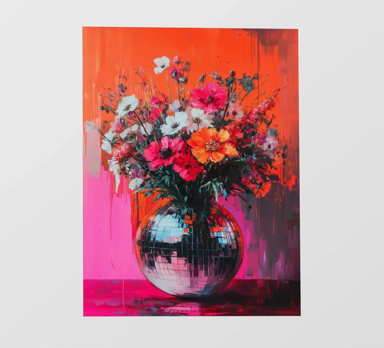 Fiori da discoteca 2 telo in pvc da Katja Stehle Design