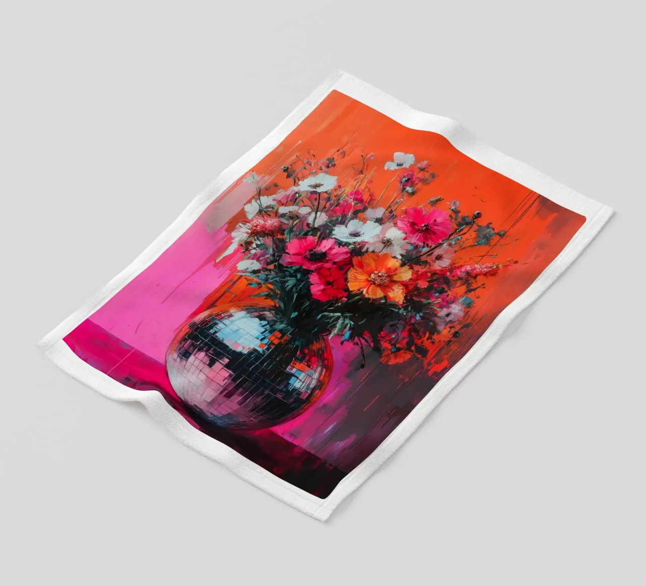 Fiori da discoteca 2 coperta in pile da Katja Stehle Design