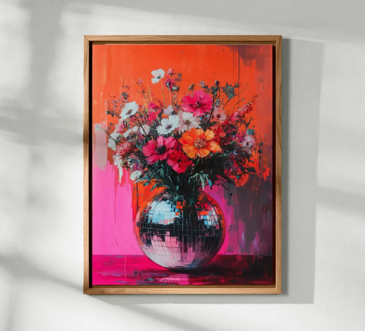 Fiori da discoteca 2 alluminio dibond da Katja Stehle Design
