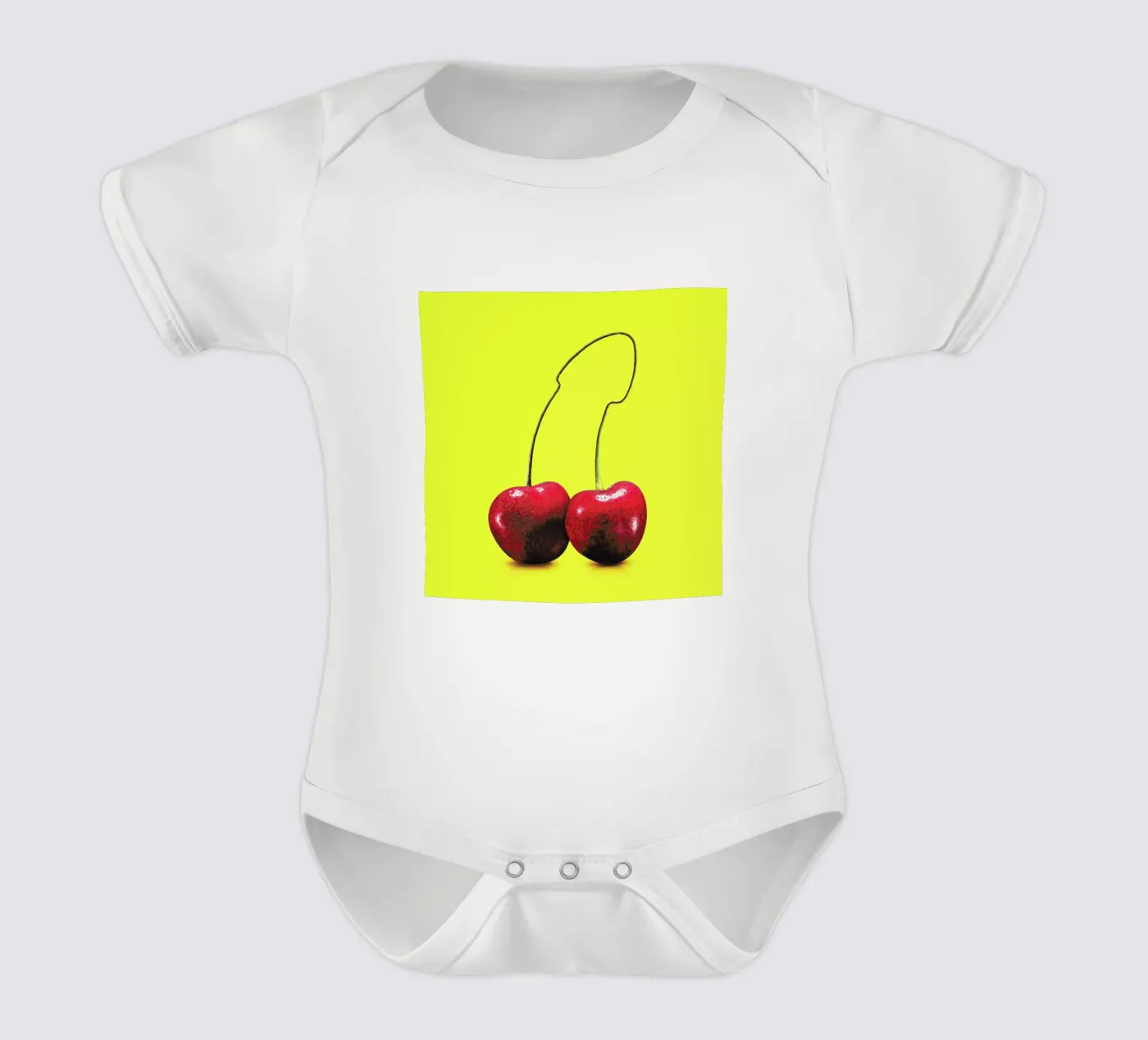 Cherrydick babyrompertje korte mouwen van suckertom
