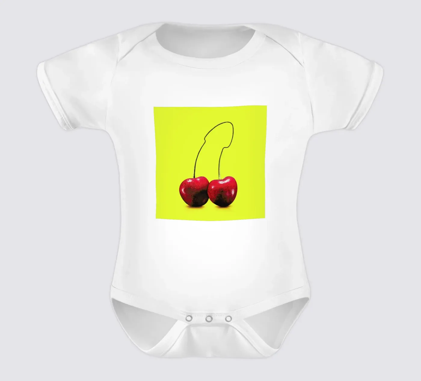 Cherrydick body neonato maniche corte da suckertom