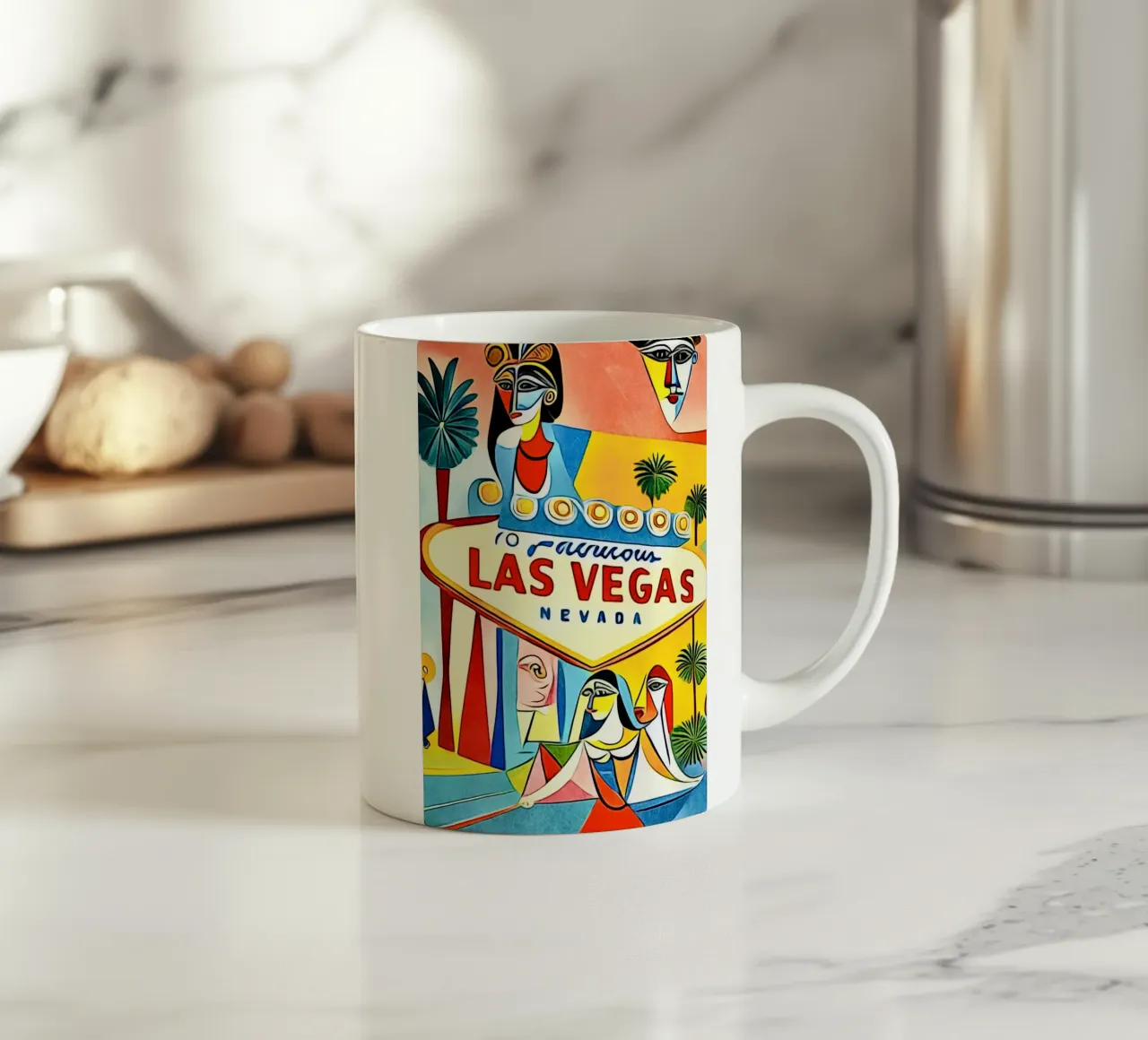 Las Vegas, Globetrotter tazza in ceramica da ZAMART
