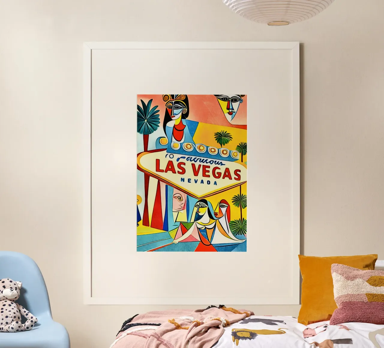 Las Vegas, Globetrotter Poster von ZAMART