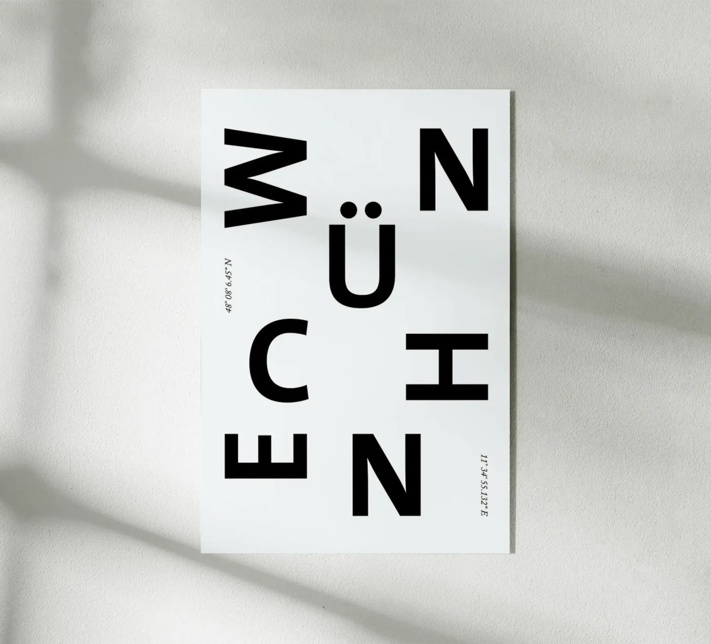 Cities - München plexiglass da typealive