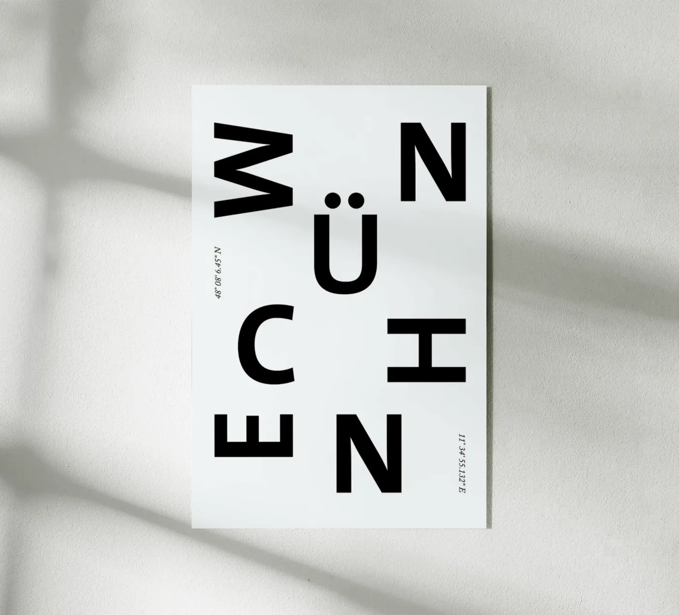 Cities - München plexiglass da typealive