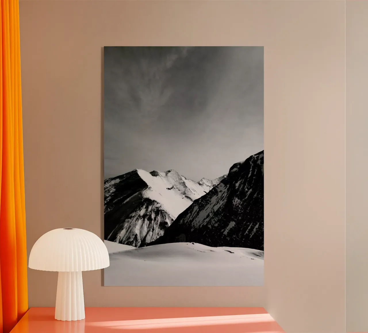 Mountains IV plexiglass da Sebastian Hilgetag