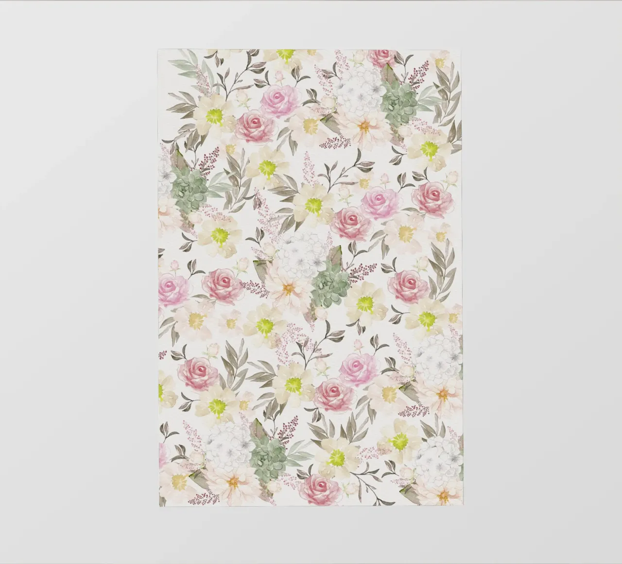 Danza circolare dei fiori in primavera telo in pvc da CalliLetters