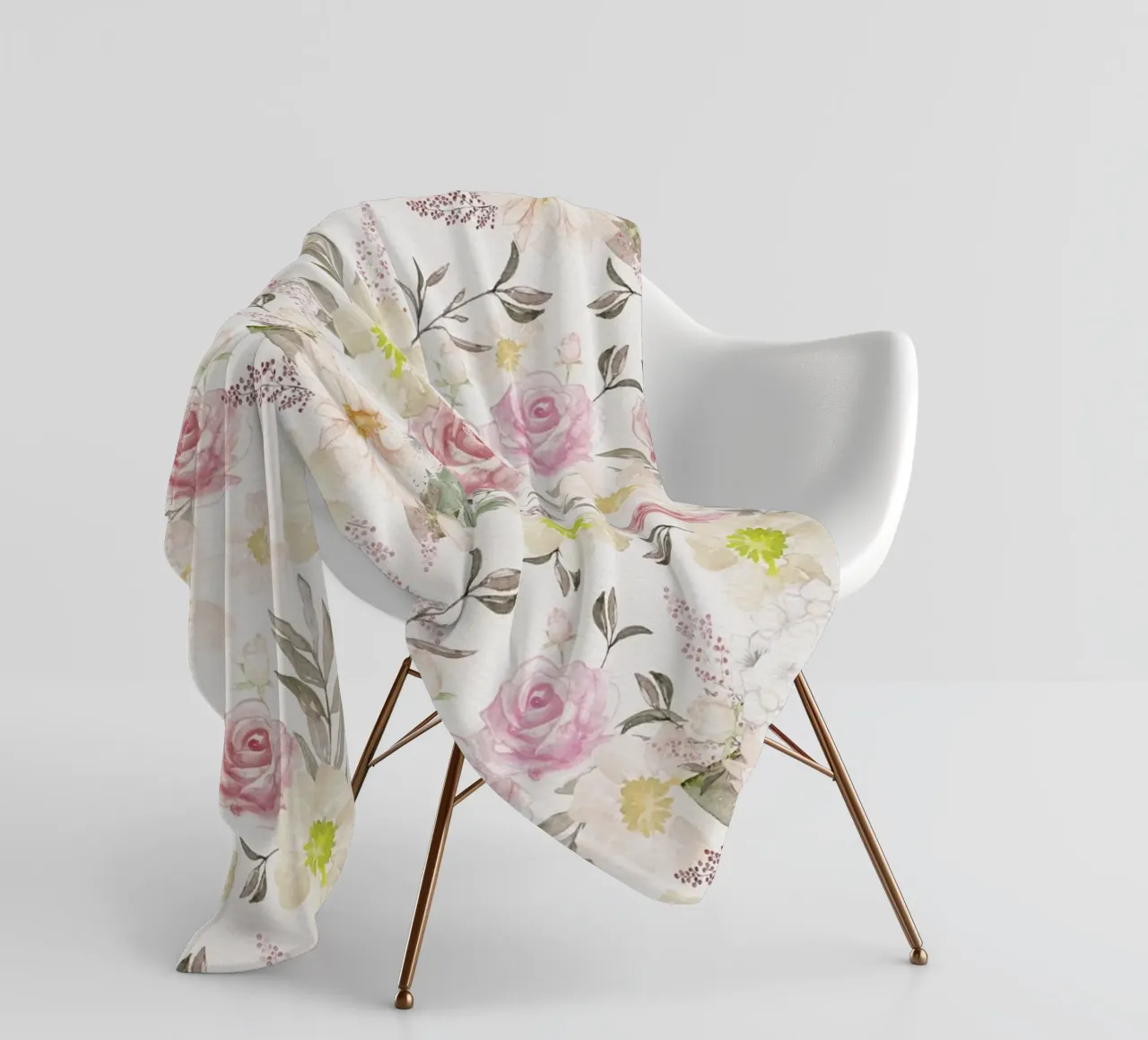 Danza circolare dei fiori in primavera coperta in pile da CalliLetters