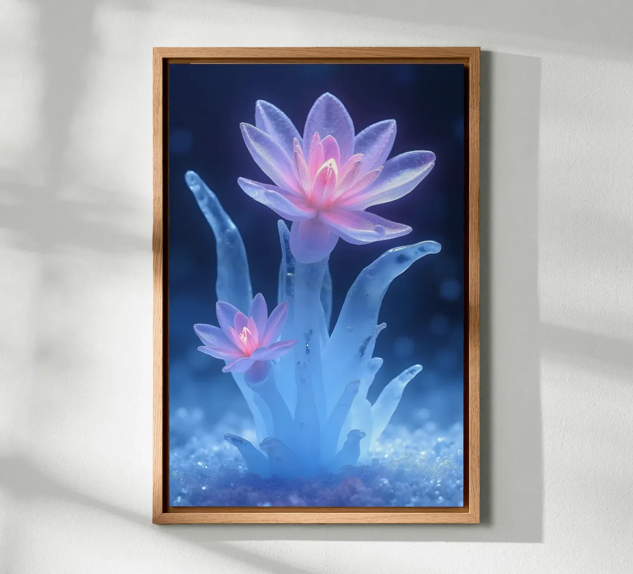 Frozen Lotus tela con Cornice a cassetta da Hai Maivory