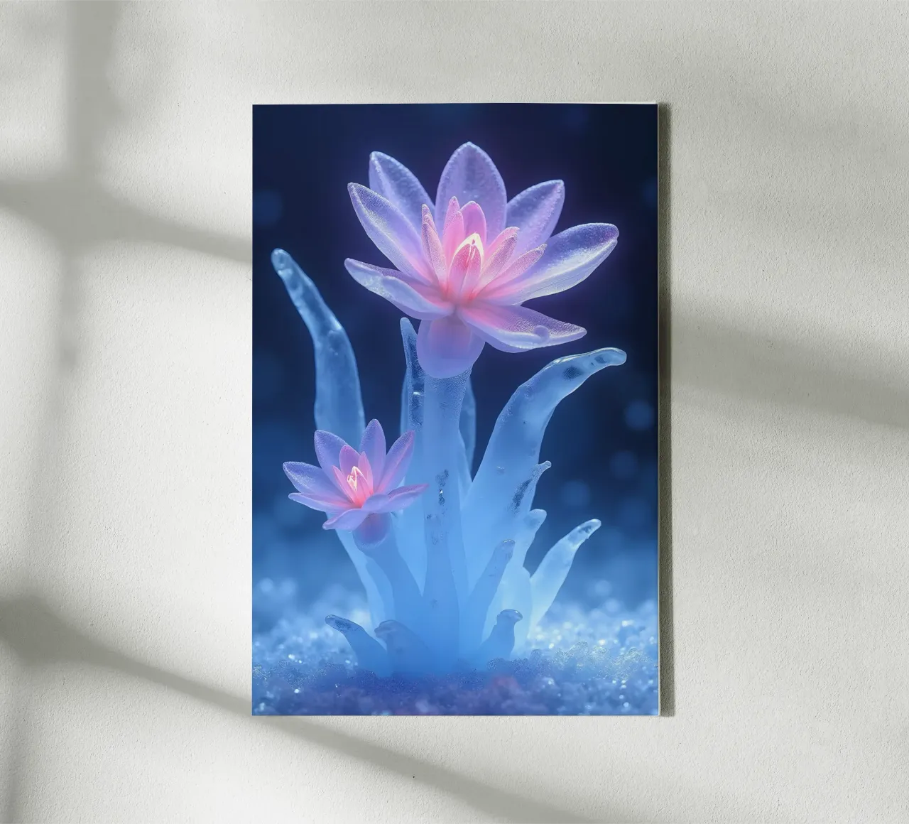 Frozen Lotus tela con Cornice a cassetta da Hai Maivory