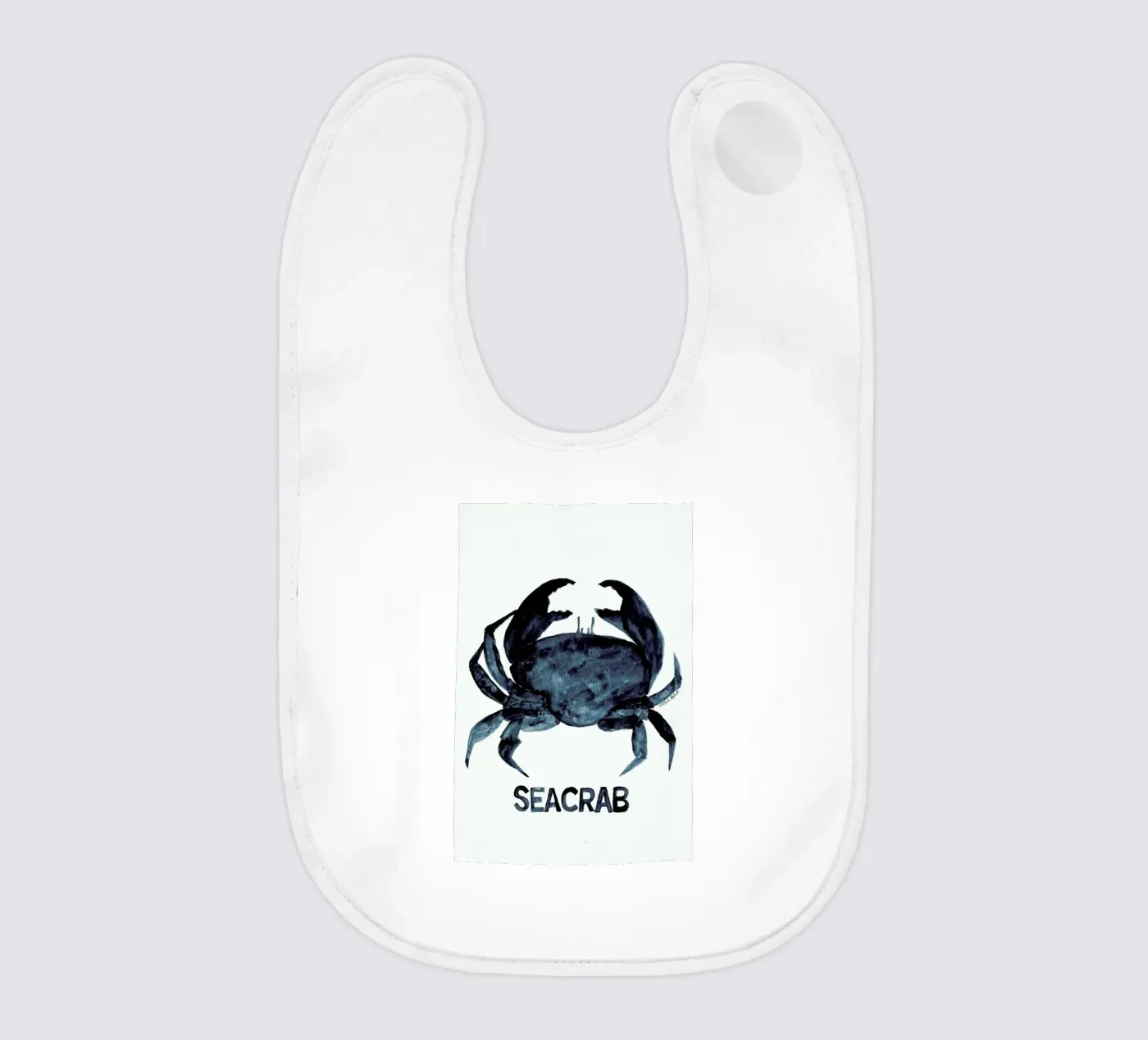 Seacrab baby bib by Nathys_illustration
